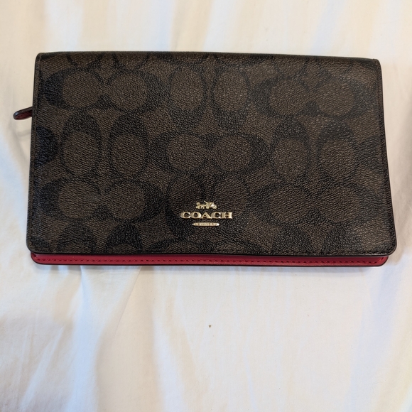 Coach Black and Red Wallet